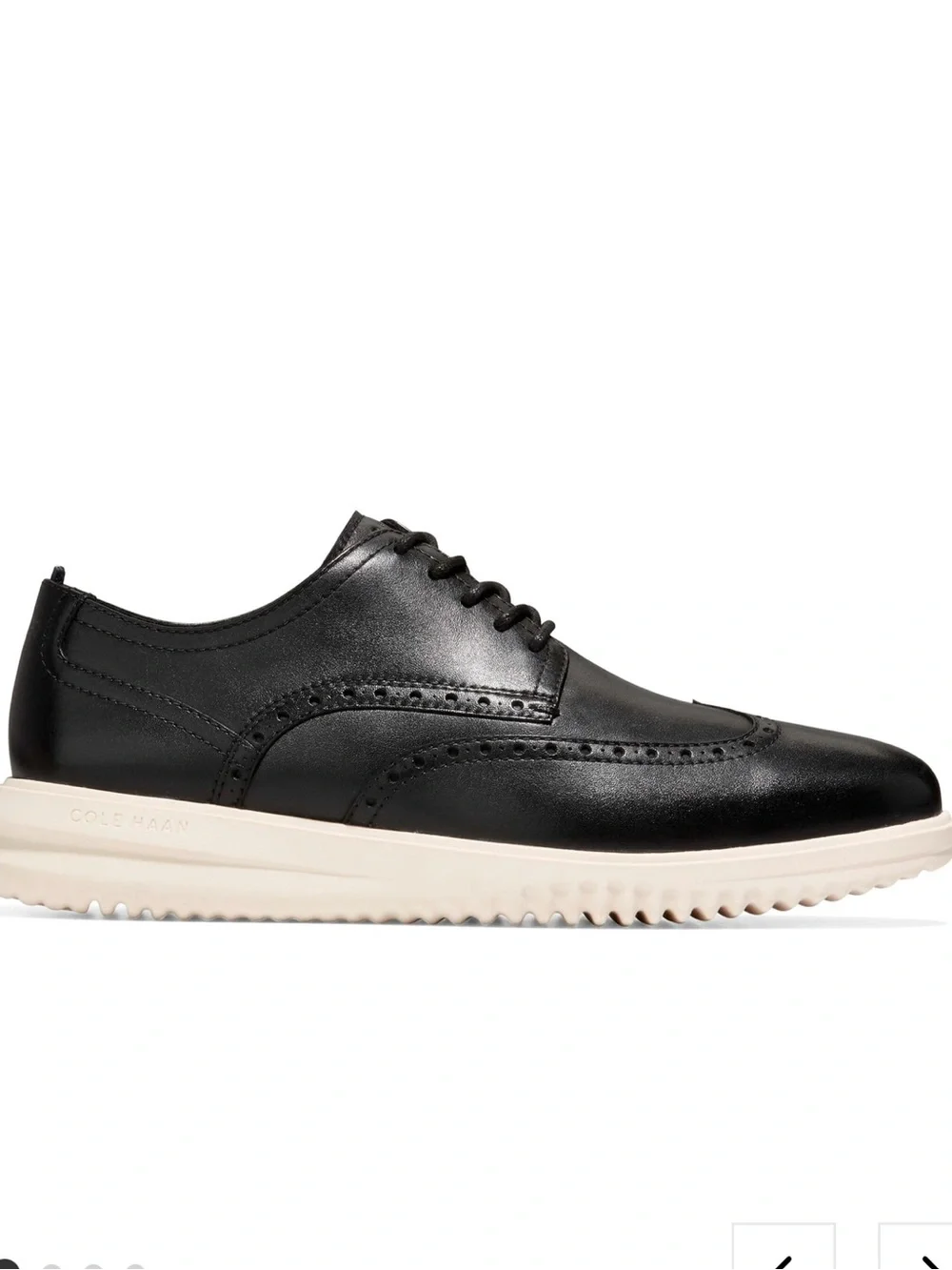N/A black leather